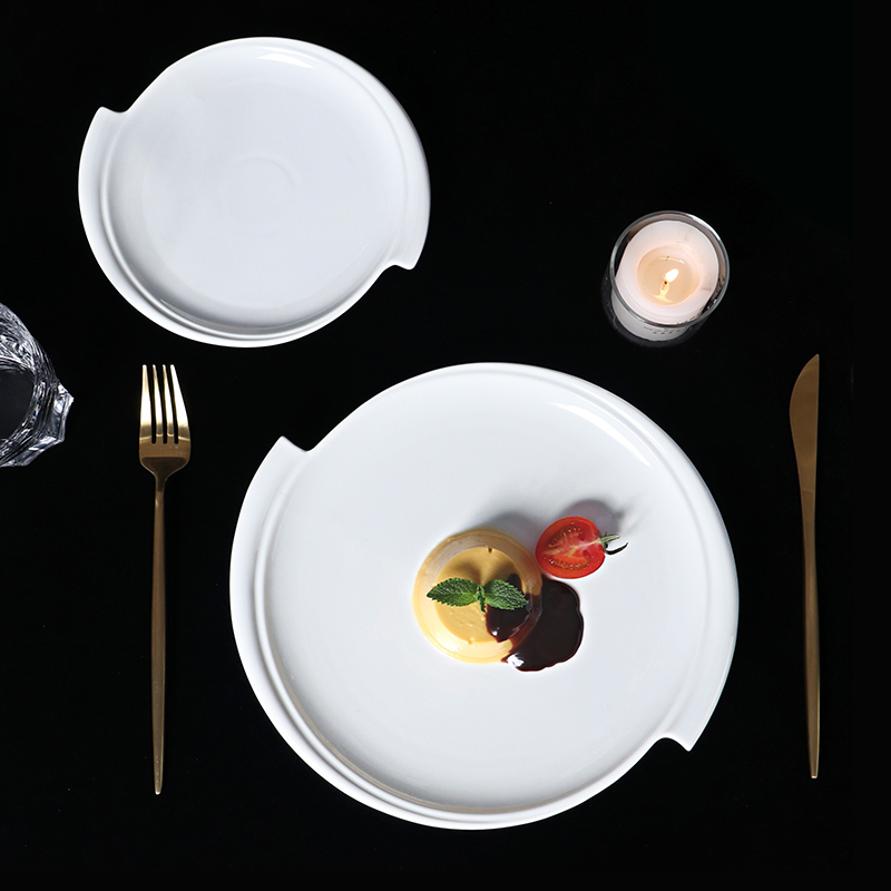 white porcelain plate белая фарфоровая тарелка