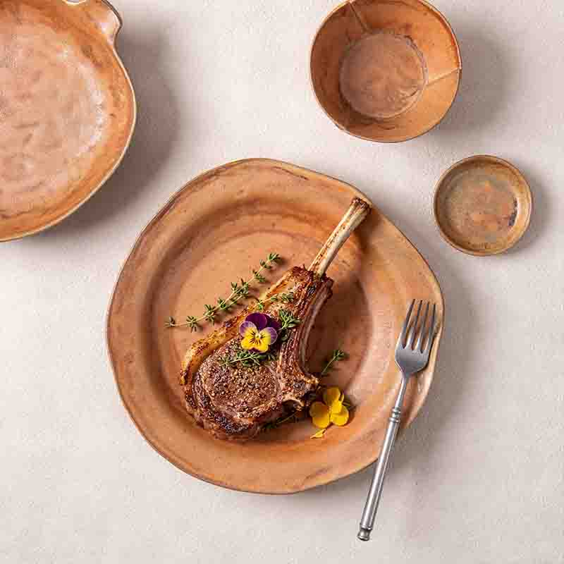 Hotel & Restaurant Porcelain Plate Фарфоровая тарелка для сервировки стола в ресторане отеля.