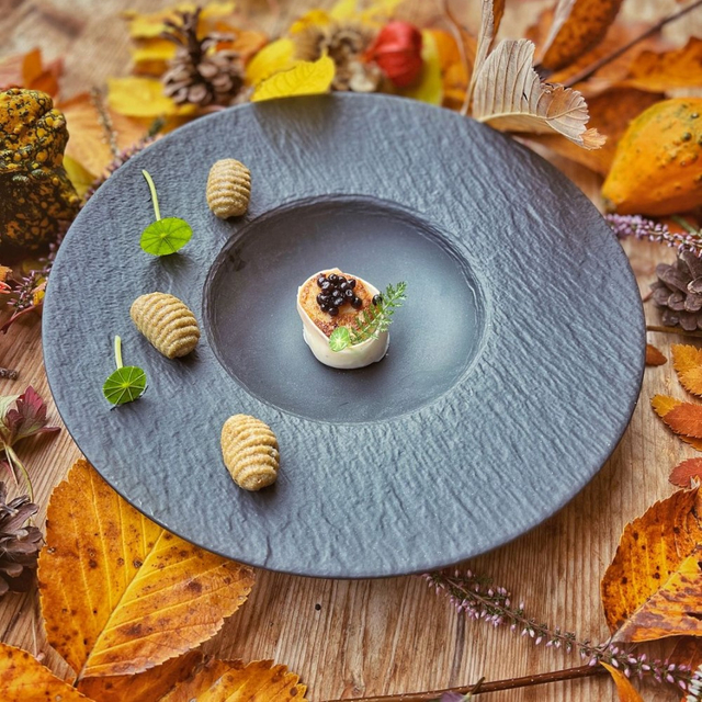 Суповая тарелка из керамики для ресторана Stars Hotel Michelin