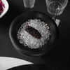 Black Ice Plate, матовая керамическая тарелка для ресторанов, 14 унций