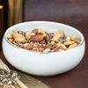 Керамические суповые тарелки Deep Bowl с золотым ободком