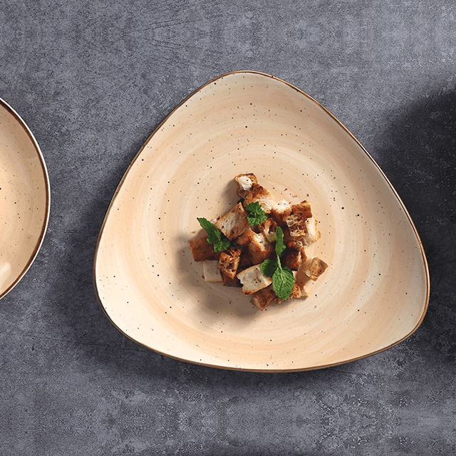 Посуда для дома Блюда для ресторана Тарелка для завтрака Современная большая итальянская керамическая тарелка с индейкой