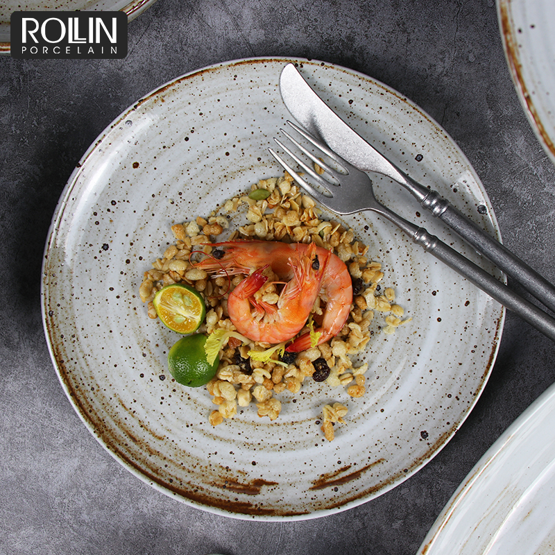 Оптовая Набор Столовой Посуды Старинные Тарелки Набор Столовой Посуды 