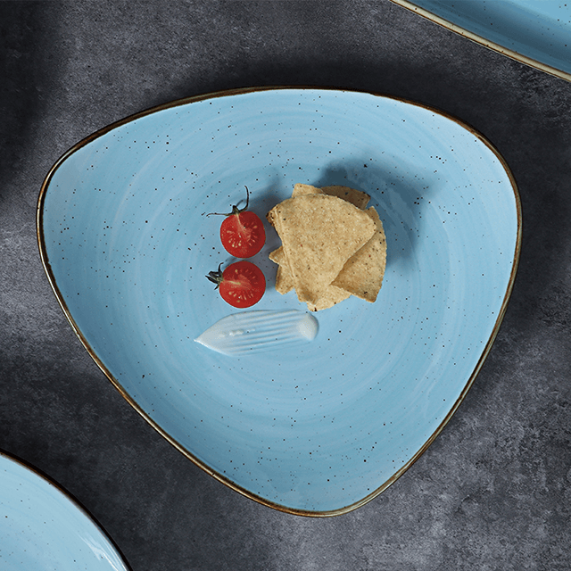 Керамическая сервировочная тарелка Rollin Фарфоровые круглые тарелки Тарелка для стейков Ресторан