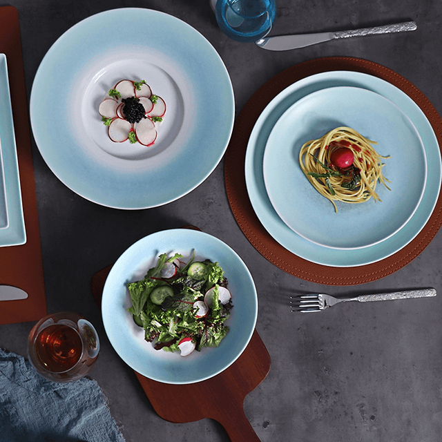 Итальянская столовая посуда Столовая посуда Французская матовая посуда Столовый сервиз