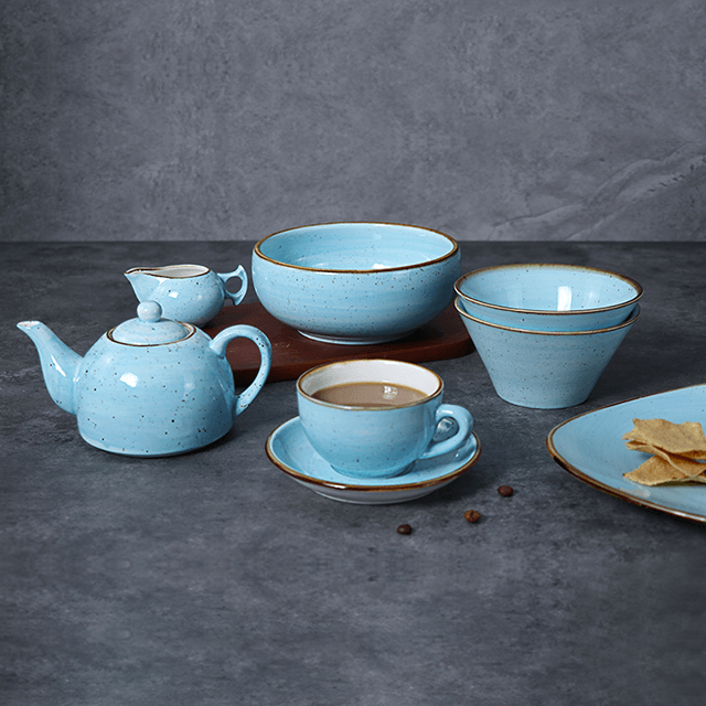 Керамическая сервировочная тарелка Rollin Фарфоровые круглые тарелки Тарелка для стейков Ресторан