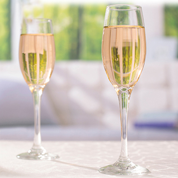 Стеклянные подарки установили подгонянное стекло каннелюры 6 унций 7,5 унций ресторана гостиничных изделий