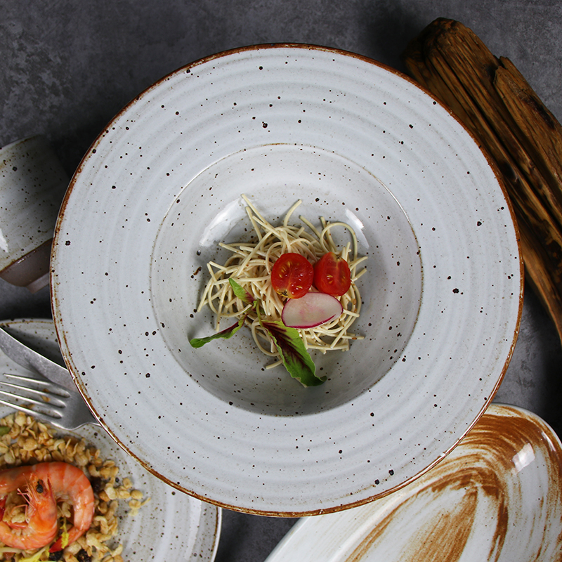 Оптовая Набор Столовой Посуды Старинные Тарелки Набор Столовой Посуды 